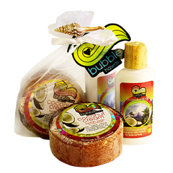 Coconut Volcano Mini Lotion and Loofah Soap Gift Set