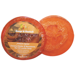 Mango & Starfruit Premium Organics Coconut Butter Loofah Soap