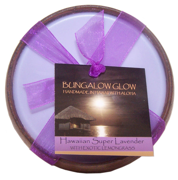 Hawaiian Super Lavender Soy Poi Bowl Candle