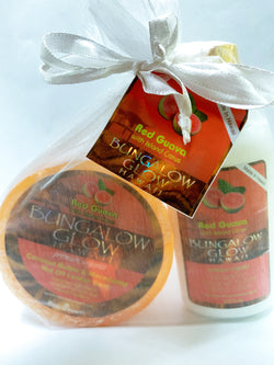 Red Guava 2oz Lotion and Loofah Soap Gift Set