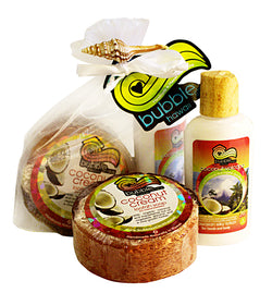 Coconut Volcano Mini Lotion and Loofah Soap Gift Set