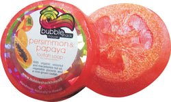 Persimmon and Papaya Loofah Soap