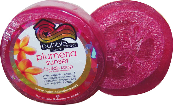 Plumeria Sunset Loofah Soap