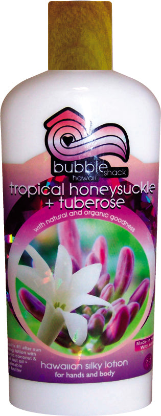 Tropical Honeysuckle + Tuberose Kukui + Shea Hawaiian Silky Lotion 8.5oz