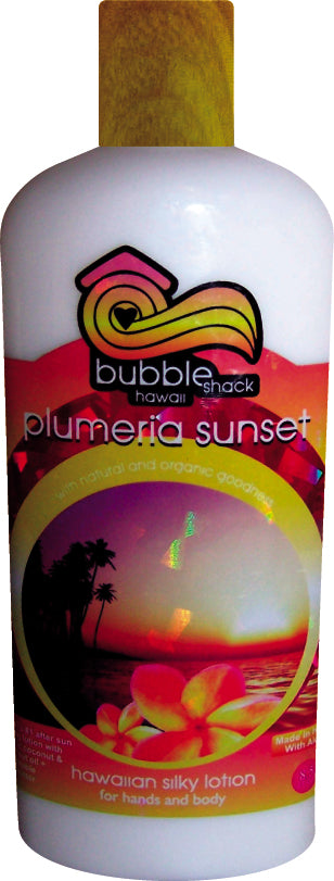 Plumeria Sunset Kukui + Shea Hawaiian Silky Lotion 8.5oz